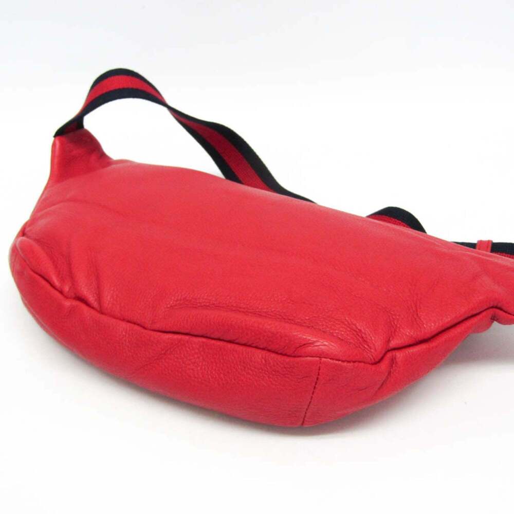 GUCCI Authentic Red Leather Fanny Pack - Picture 4 of 10